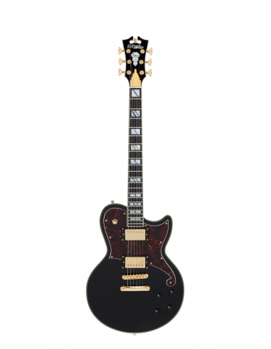 D'ANGELICO Deluxe Atlantic Solid Black