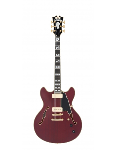 D'ANGELICO Deluxe DC Satin Trans Wine