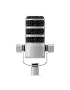 RODE PodMic White Microphone de Broadcasting