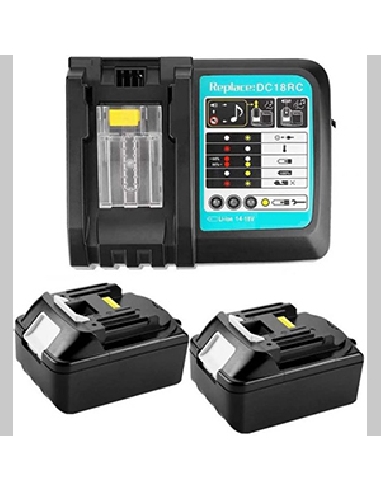 ACUS Kit Chargeur + 2 batteries 18V