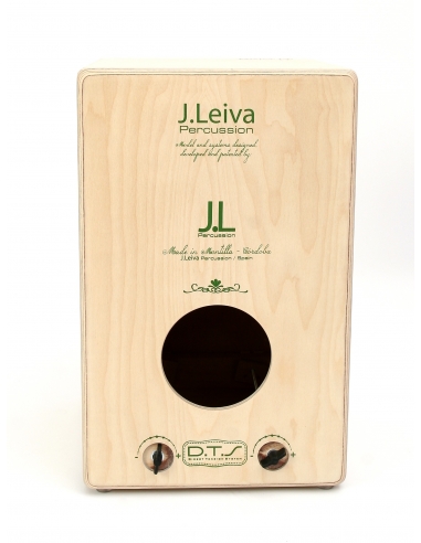 J. LEIVA Cajon Alma Green Oiled & Waxed